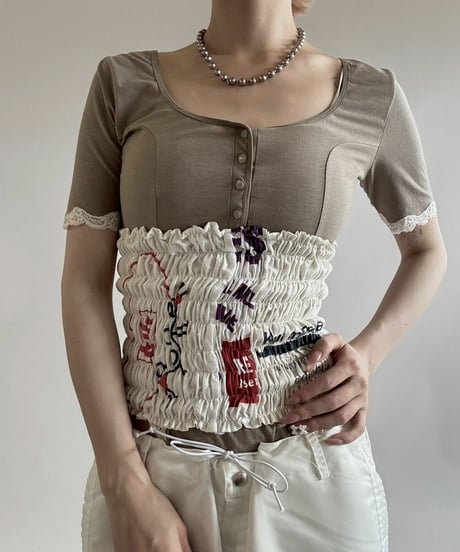 【RE;CIRCLE】 Re Eco Bag Tube Top/  250626-003