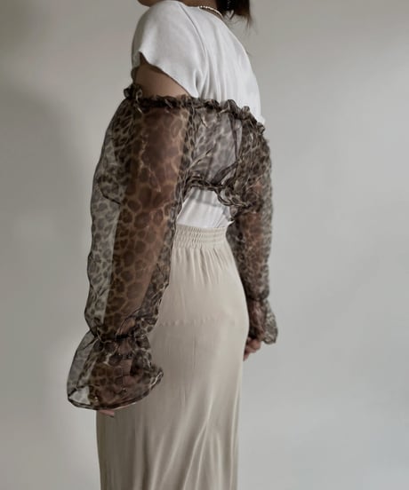 【USED】 See-through Long Sleeves Top / 220507-012