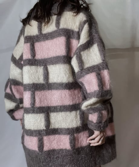 【USED】  Mohair Knit Cardigan /211110-036