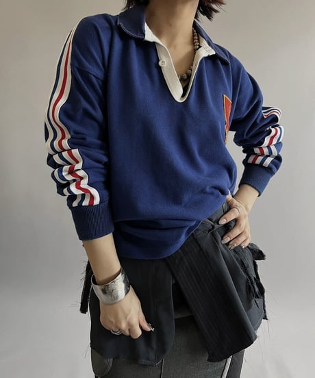 【USED 】CANTERBURY L/S Polo-Shirt/240407-034