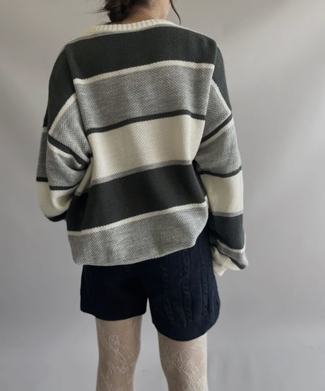 【USED】 Poly Knit Top/ 231026-009