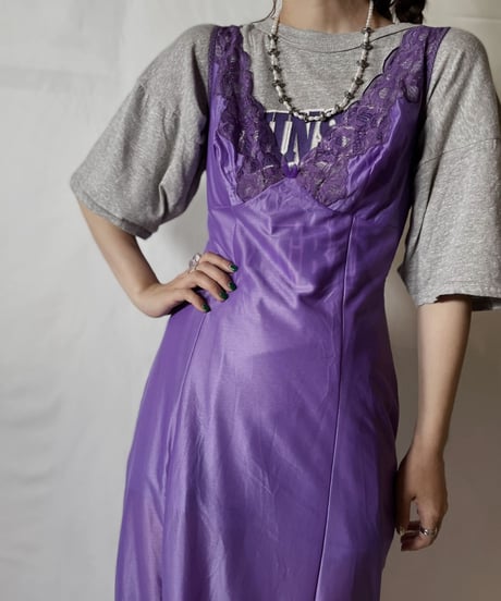 【USED】  Poly Camisole One-piece①/20210819-011