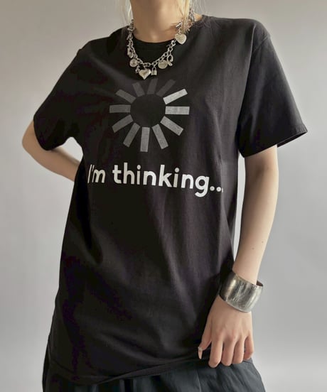 【USED】 Hanes I'm thinking T-Shirt / 260627-018