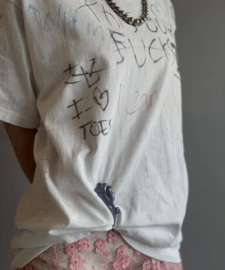 【USED】 98's FRUIT OF THE LOOM Memorial T-Shirt / 260523-026
