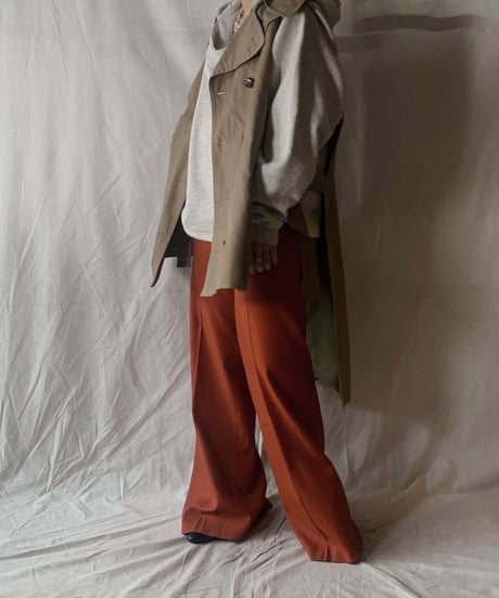 【RE;CIRCLE】 Remake Trench Vest /210203-043