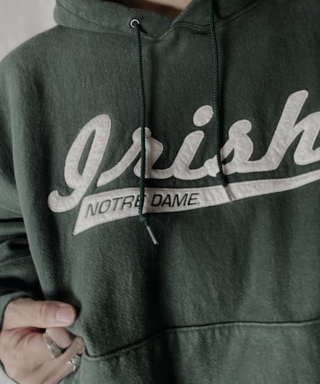 【USED】  Champion Reverse Weave Hoodie NOTREDAME/211116-052