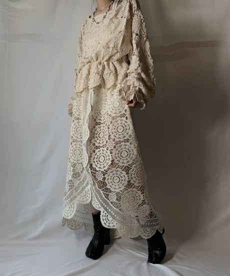 【RE;CIRCLE】 RE Lace L/S One-price④/210801-063