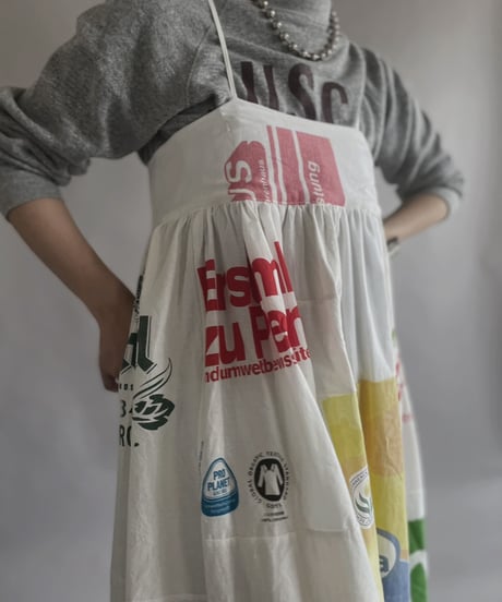 【RE;CIRCLE】RE Eco-Friendly Bag Camisole Long One-piece / 230427-022