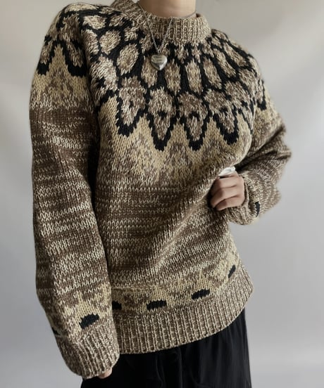 【USED】L/S Wool Knit Top / 231112-008