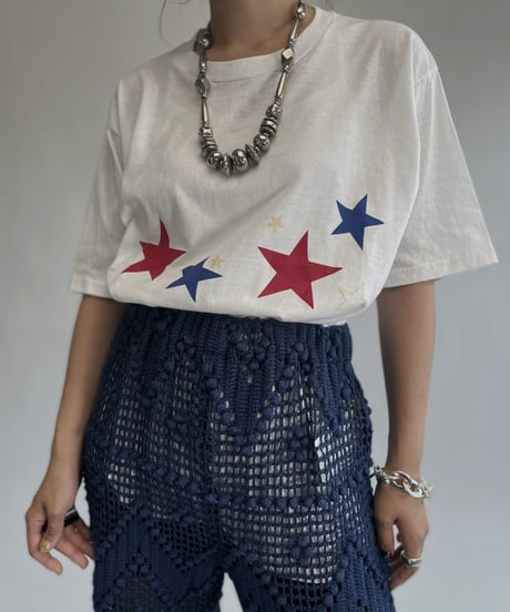 【USED】 Star Pattern T-shirt / 220827-017