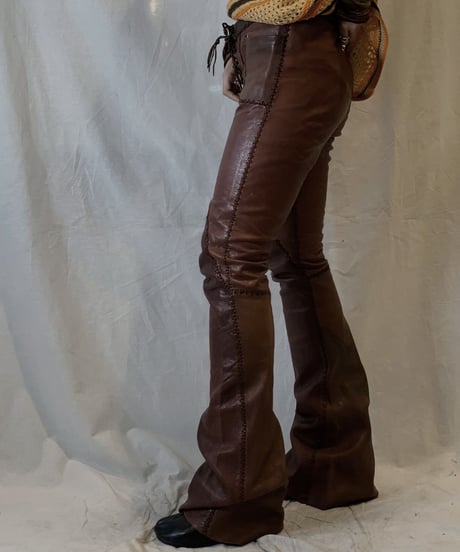 【USED】Vintage Leather Pants/210217-065