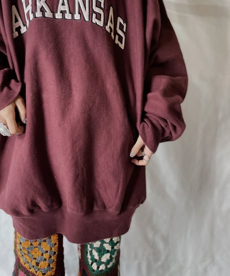 【USED】  Champion Reverse Weave Sweat ARKANSAS/210902-021