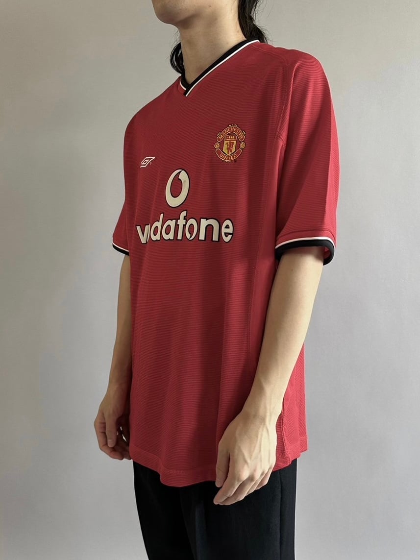 USED】UMBRO MANCHESTER UNITED Soccer Shirt /24