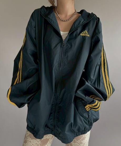【USED】 adidas Hooded Nylon Jacket / 251213-001