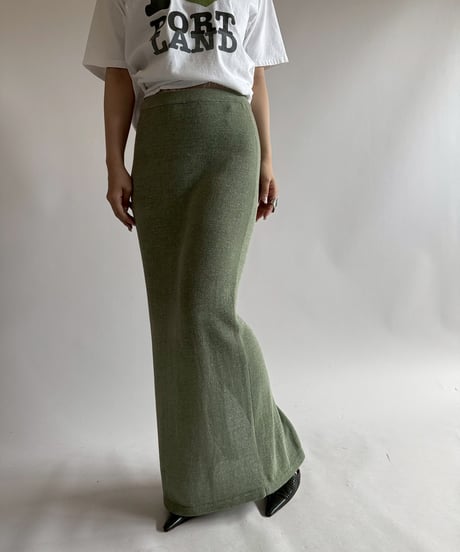 【USED】 Summer Knit Long Skirt  / 250719-022