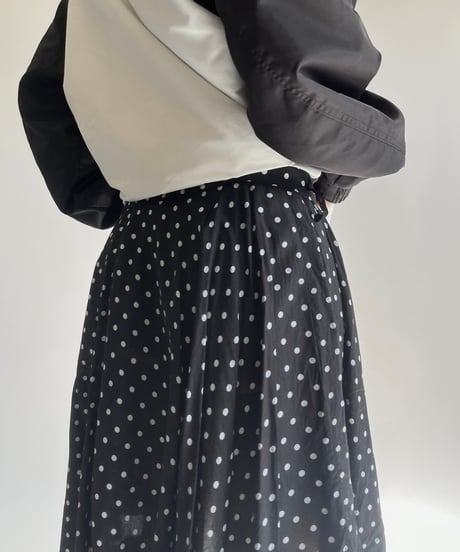 【USED】 Dot Pattern Skirt /250208-022