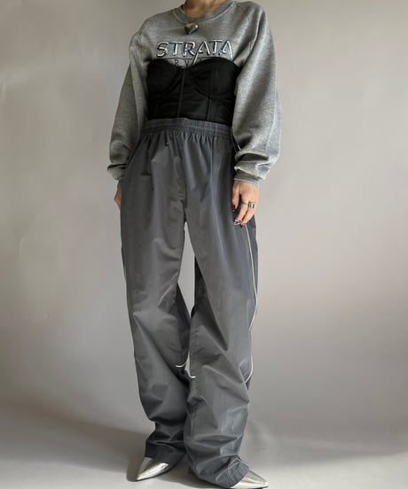 【USED】 Made in USA 90s JERZZES STRATA Sweat Top /241207-024