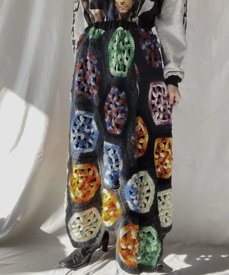 【RE;CIRCLE】 RE Granny Long Skirt④/211216-043