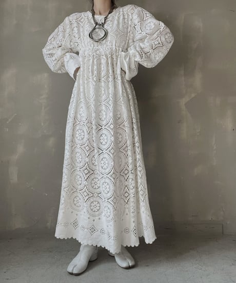 【RE;CIRCLE】 RE Crochet L/S One-piece①/20220317-021