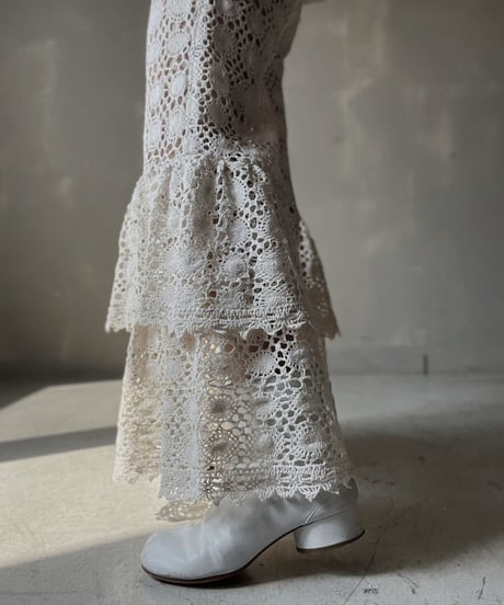 【RE;CIRCLE】 RE Crochet Tiered Pants③/20220317-008