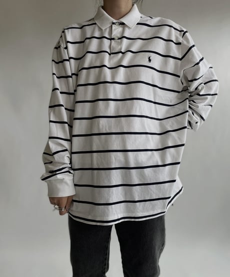 【USED】 Ralph Lauren Long Sleeve Polo Shirt / 220521-022