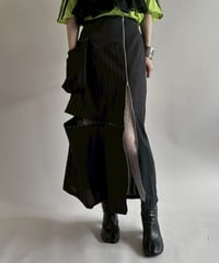 【RE;CIRCLE】 RE Suit Asymmetry Long Skirt/ 250717-010