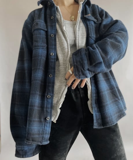 【USED】 Orvis Cotton Flannel Shirt / 221210-009