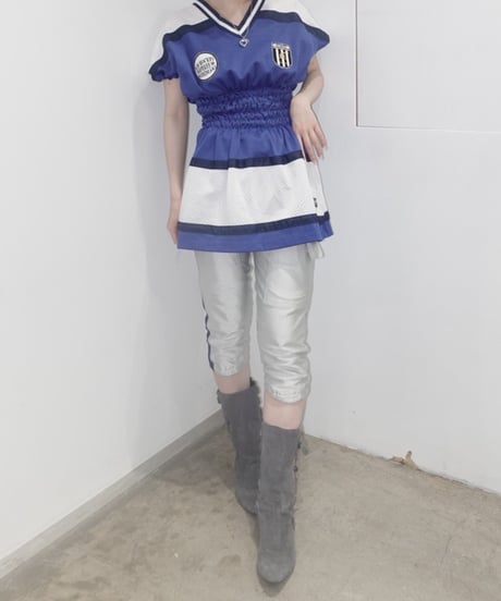 【RE;CIRCLE】 Shirring Football Shirt  /  250522-004