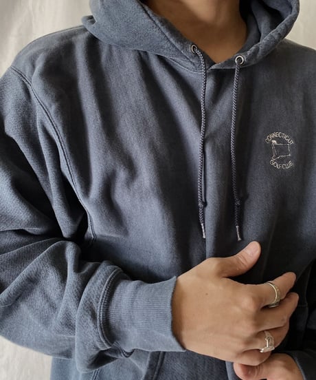 【USED】   Champion Reverse Weave Hoodie CONNECTICUT GOLF CLUB/211007-051