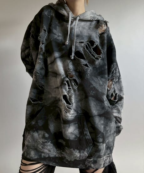 【USED】 Damage Hoodie / 251227-012