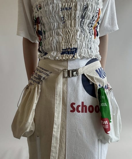 【RE;CIRCLE】RE Eco-Friendly Bag Belt Bag Skirt  / 250626-014