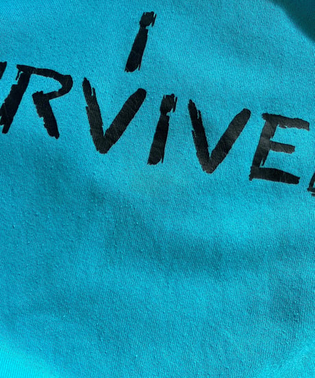 【USED】 Made in USA 90's Fruit of the Loom I SURVIVED Sweat Top  /241207-030