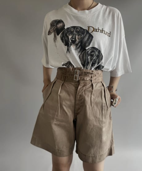 【USED】  Made in USA S/S Dachshund T-Shirt / 230729-001
