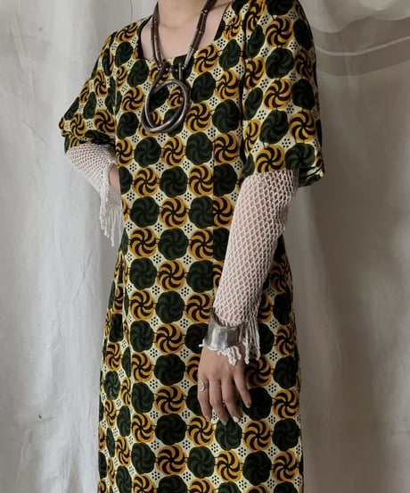 【USED】 African Batik One-piece②/210428-004