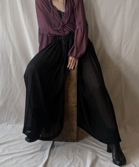 【USED】 See-through Poly Pants/2100407-005
