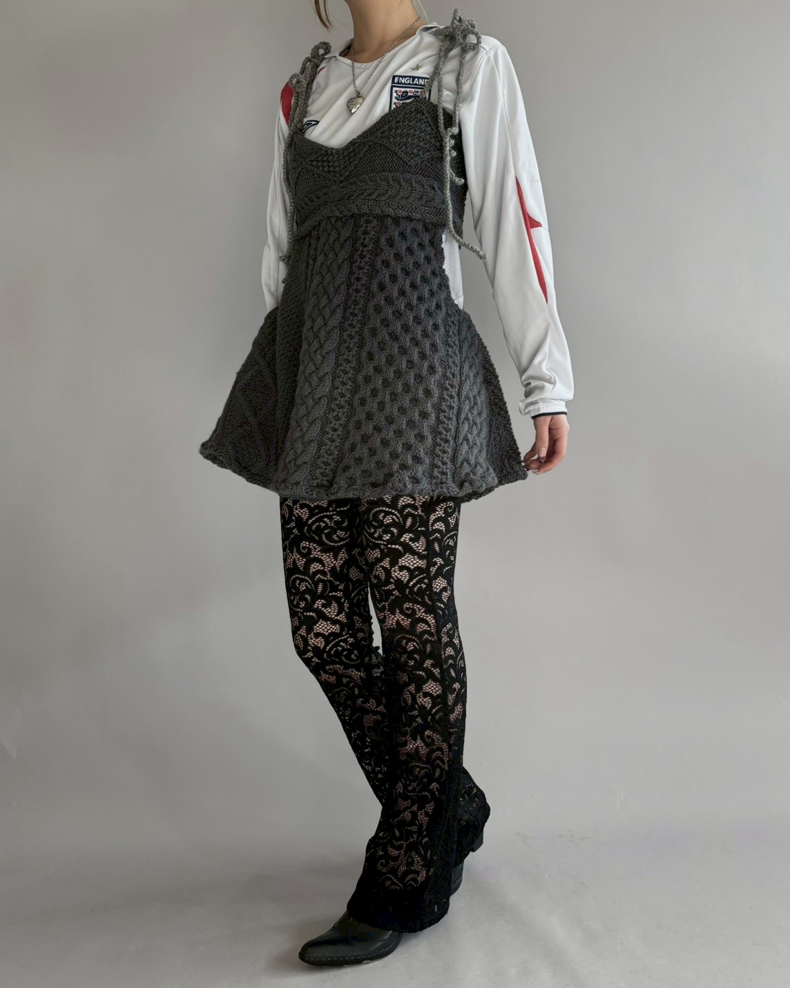 RE;CIRCLE】 RE Aran Side Slit Camisole Mini One