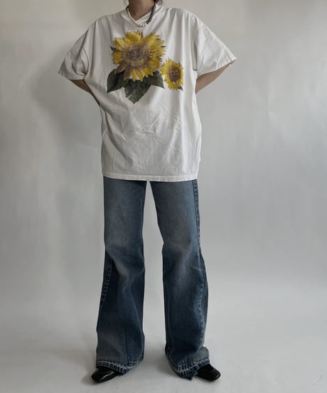 【USED】 Naturals Short Sleeved T-shirt "Sunflower" / 220625-023