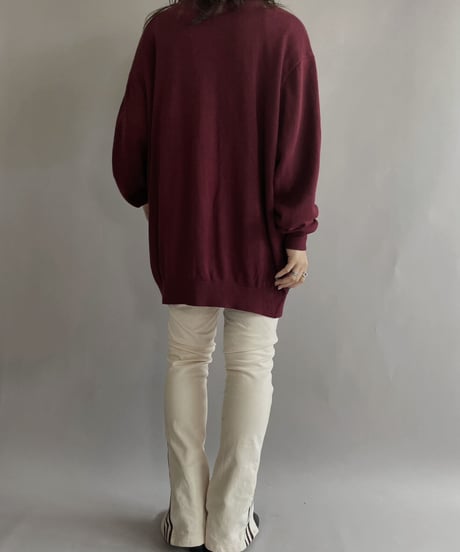 【USED】  Lettered Cardigan / 221105-014