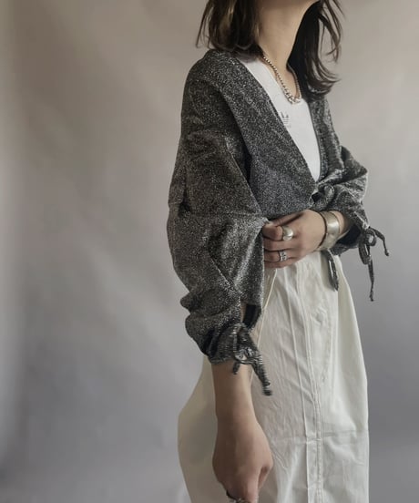 【USED】 L/S Lame Top / 230527-007
