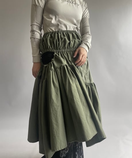 【RE;CIRCLE】 RE ARMY Gather Middle One-piece / 260326-001