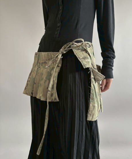 【RE;CIRCLE】 RE  Military Camouflage Wrap Skirt / 260226-002