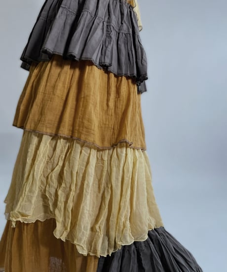 【RE;CIRCLE】 RE Indian Cotton Skirt / 220503-019