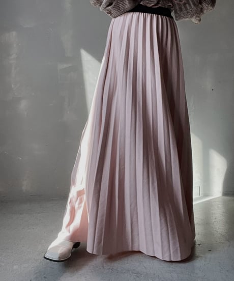 【USED】　Poly Long Skirt①/ 220212-041
