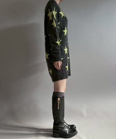 【USED】 N°21 Star Pattern Long Knit / 251227-018