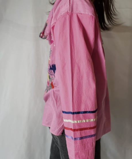 【RE;CIRCLE】 Remake Embroidery Ethnic Mexican Parker④/210906-020