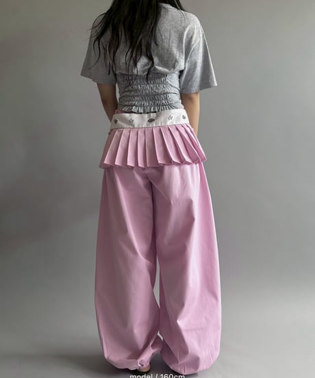 【再受注販売】 Chinatsu Aoyama×Dickies®︎  The Makers Pants Set Pink / 260605-004
