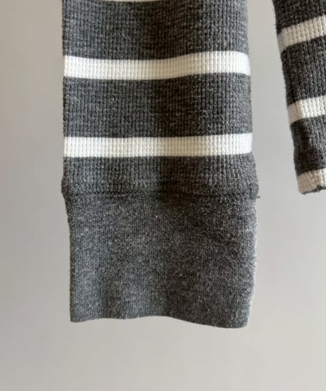 【USED】 Border Pattern Thermal Top / 260613-003