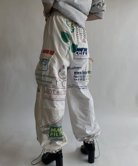 【RE;CIRCLE】 RE Eco-Friendly Bag Draw Cord Pants / 220825-021