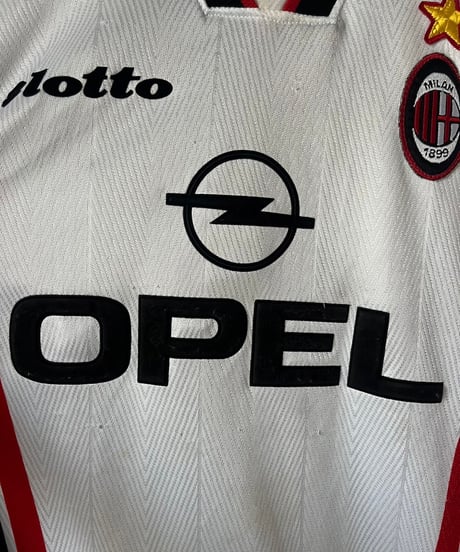 【USED 】Lotto AC MILAN Soccer Shirt /240603-014