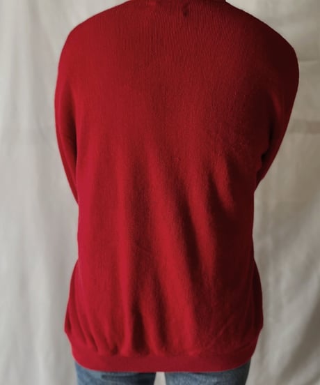 【USED】   LACOSTE Knit Cardigan⑤/210930-036
